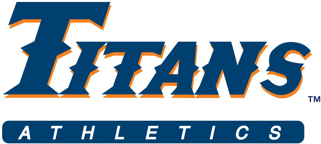 Cal State Fullerton Titans 1992-1999 Wordmark Logo vinyl decal